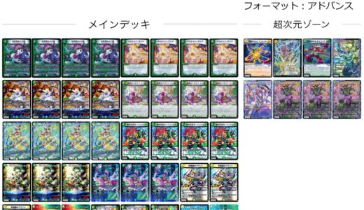 【デュエマ・アドバンス】光自然ドリームメイト　デッキ解説　※追記あり