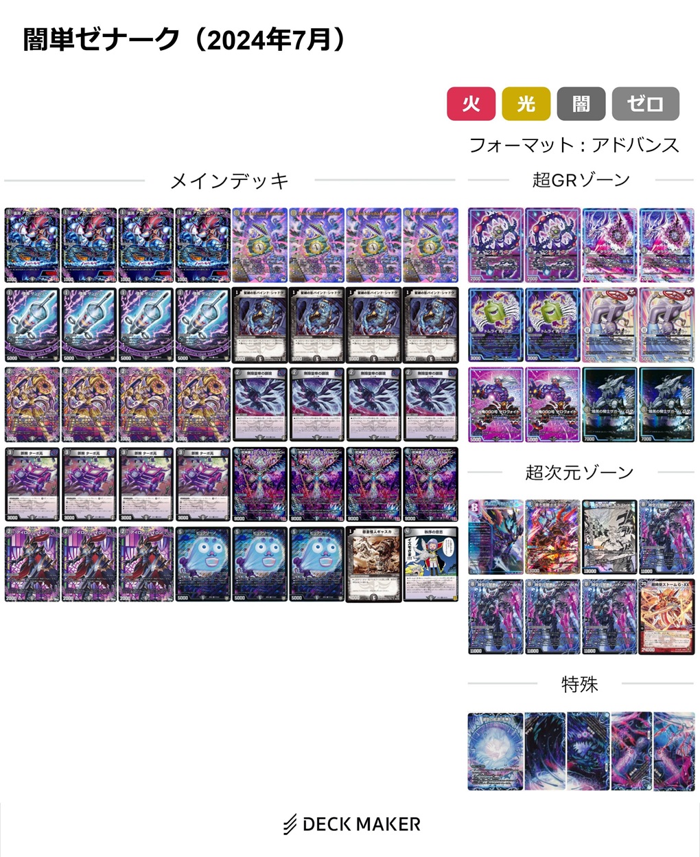 デュエマ】歴代最強デッキ選手権Sランク~闇単XENARCH~ | flat-デュエマ