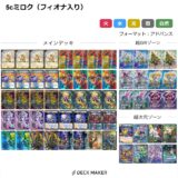 【エピソード4】《聖域の太母、フィオナ》入り「5c麒麟児ミロク」　デッキ解説